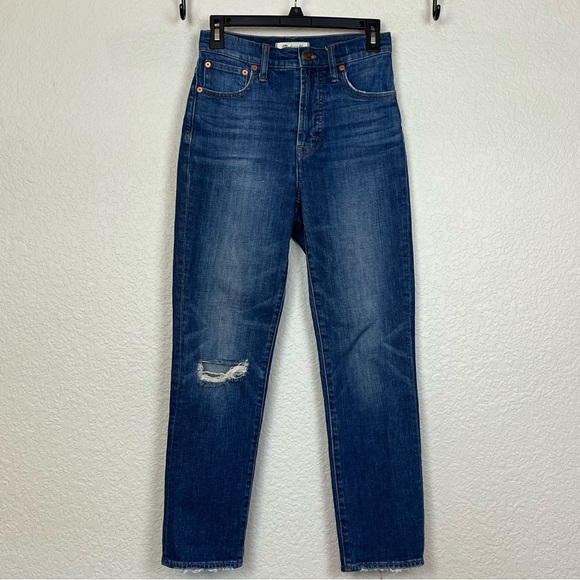 Madewell The Perfect Vintage Jean in Bellbrook Wash: Comfort Stretch sz 24 - Picture 7 of 15
